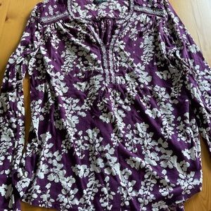 Lucky brand embroidered top